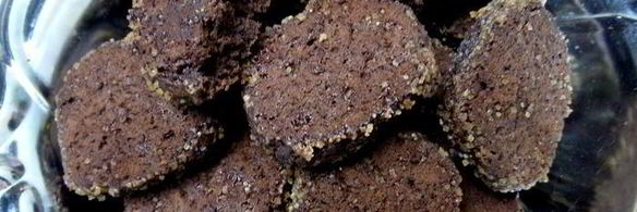 шоколадное печенье пикантное