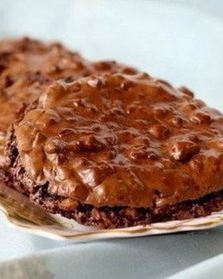 Шоколадное печенье с грецким орехом, без муки