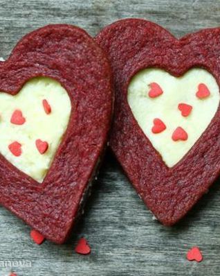 Сэндвич печенье Красный бархат