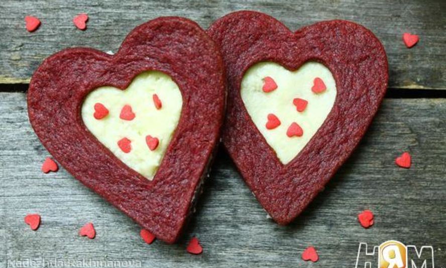 Рецепт сэндвича печенье красный бархат