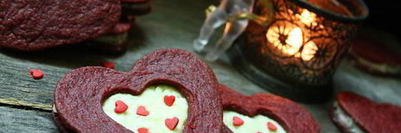 сэндвич печенье красный бархат