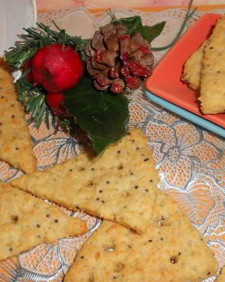 Сырное печенье с киноа