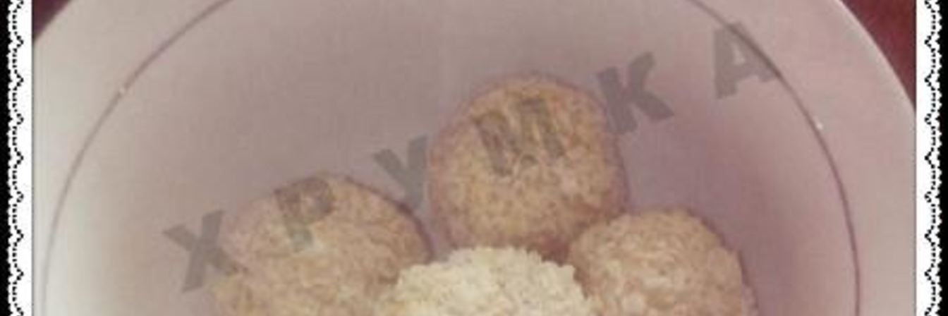 Творожно-банановое печенье