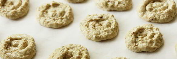 творожно-овсяное печенье с фисташками