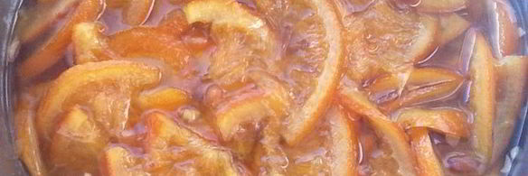 апельсиновые цукаты для пирога