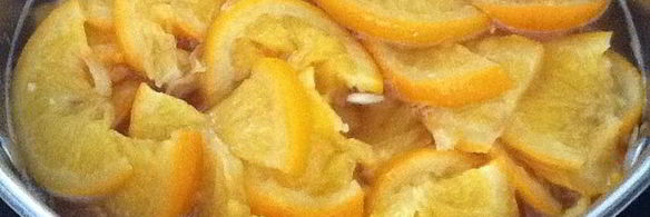 апельсиновые цукаты для пирога