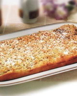 Бабушкин пирог тертый с вареньем