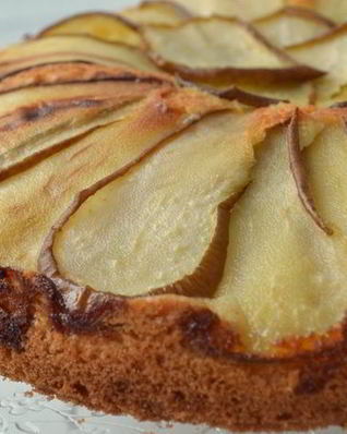 Датский пирог с грушами