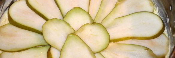 датский пирог с грушами