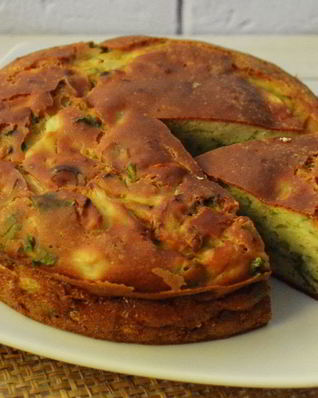 Диетический пирог с капустой