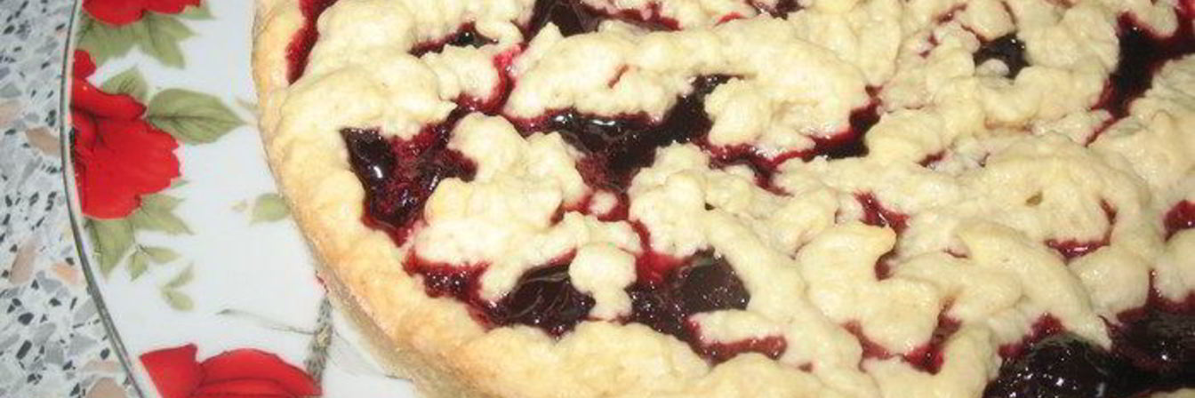 Итальянский вишневый пирог