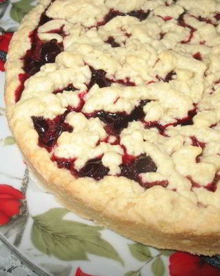 Итальянский вишневый пирог