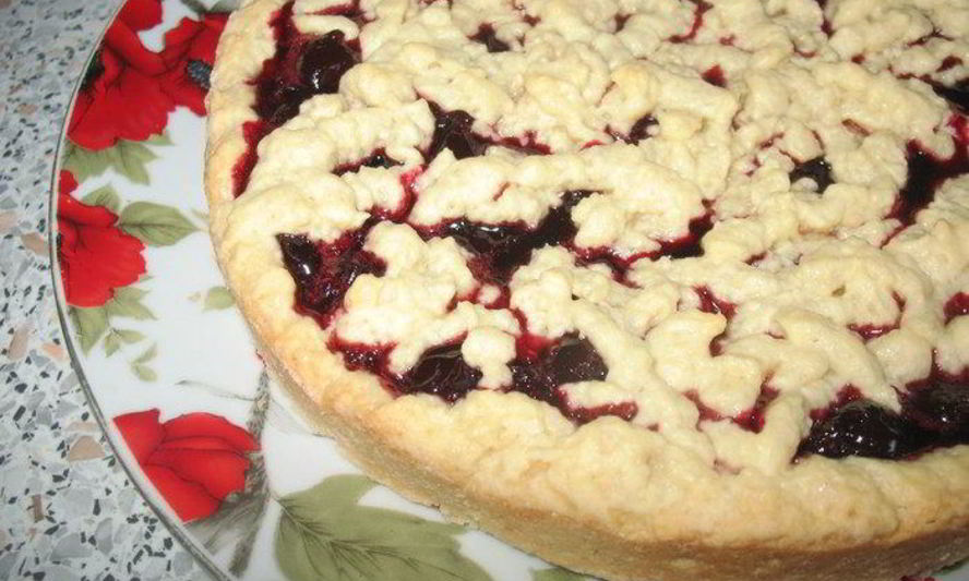 Рецепт итальянского вишневого пирога