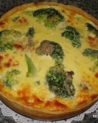 Киш с брокколи