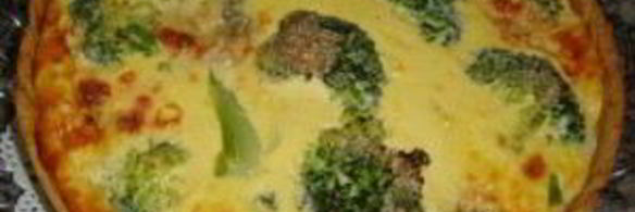 киш с брокколи