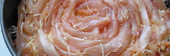 мясной пирог чайная роза