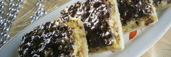 орехово-шоколадный пирог