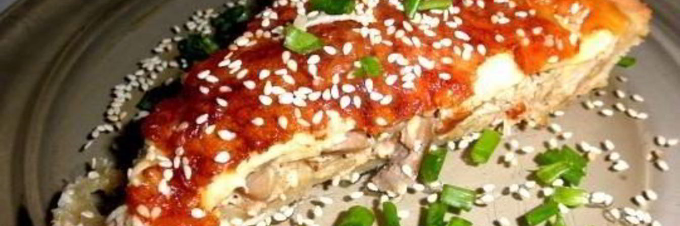 Пирог без дрожжей