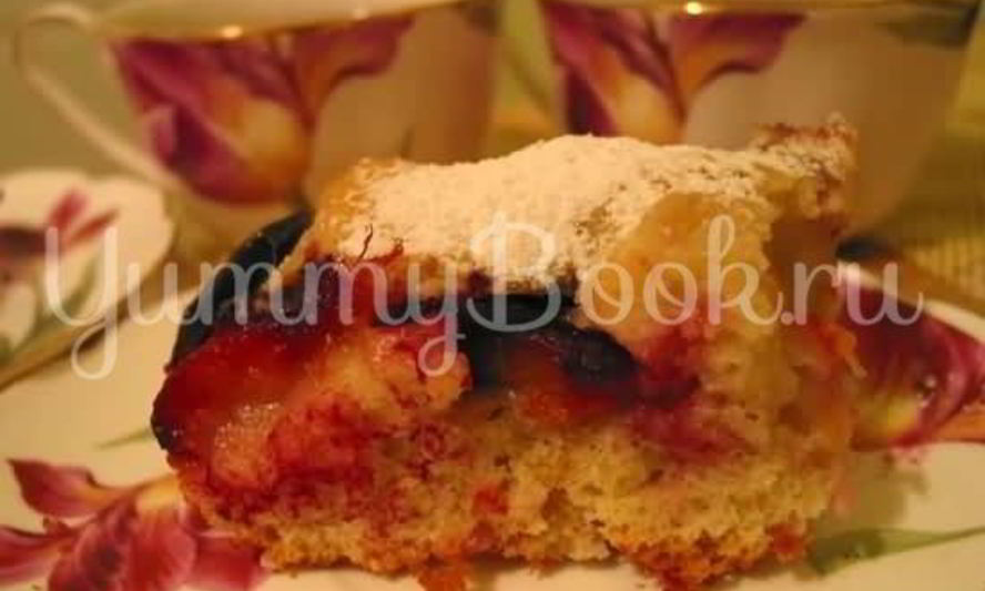 Рецепт пирога из слив