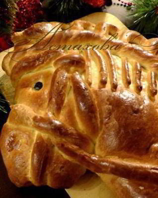 Пирог лошадь символ года