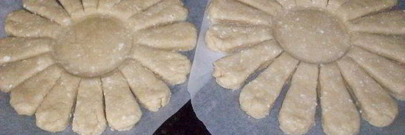 пирог ромашка