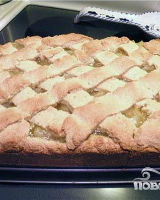 Пирог с ананасовой начинкой