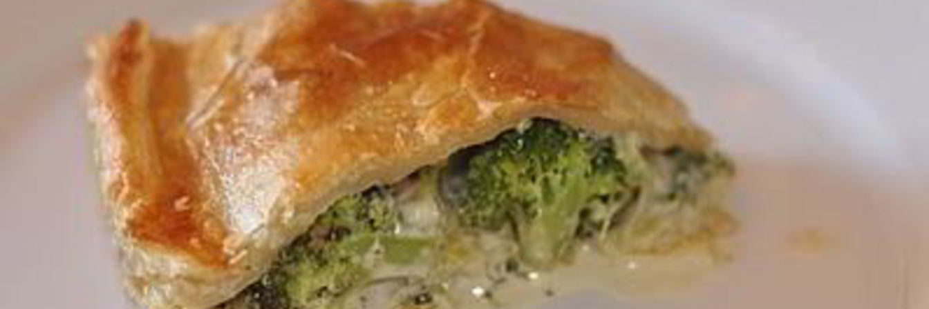 Пирог с брокколи