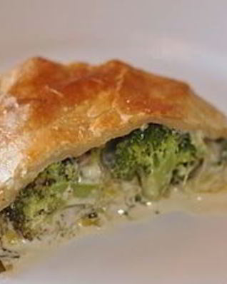 Пирог с брокколи