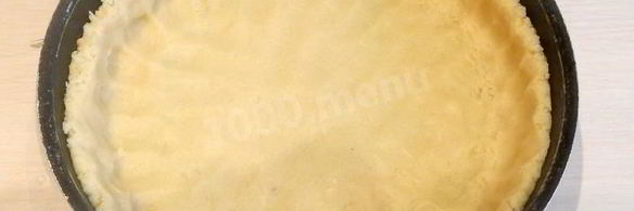 пирог с брусникой и сметаной открытый