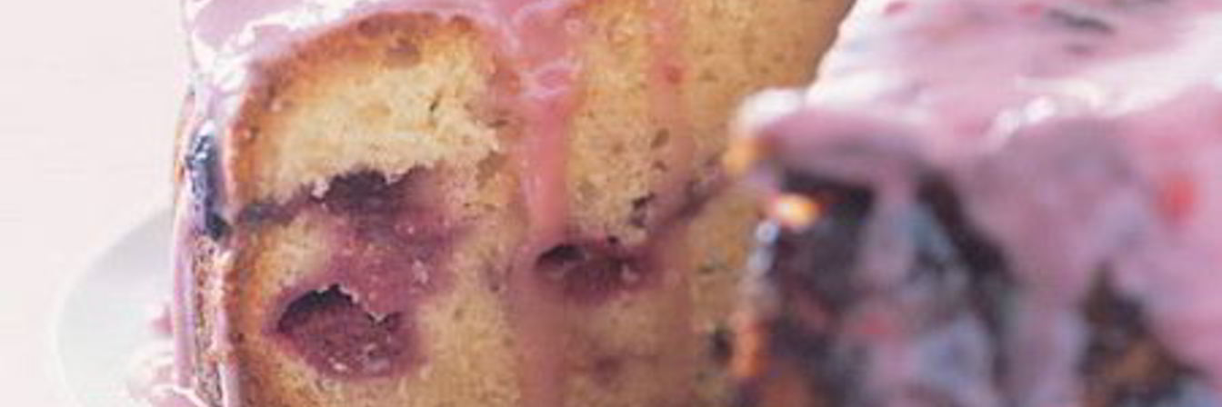 Пирог с малиной