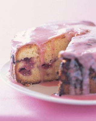 Пирог с малиной