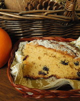 Пирог с оливковым маслом и апельсином