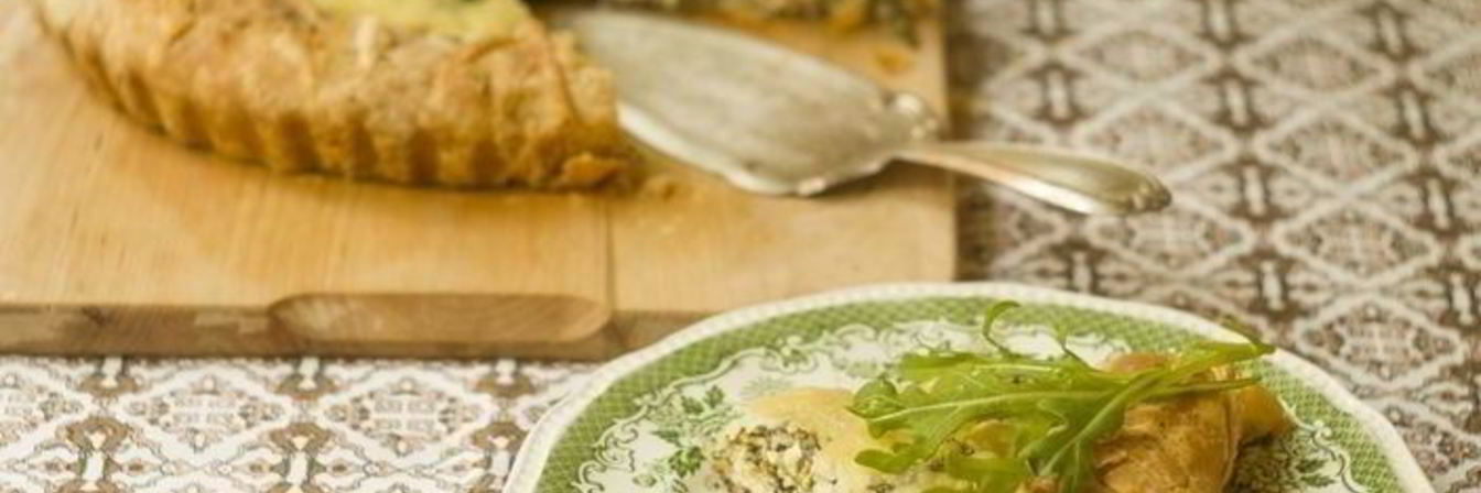 Пирог с рукколой