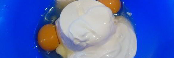 пирог с яблоками и рикоттой