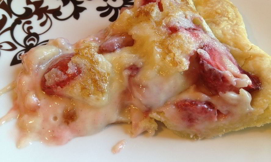 Рецепт пирога со сметанной заливкой