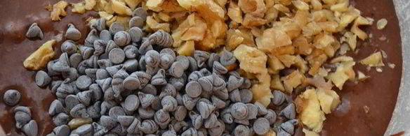 постный шоколадный пирог с овощами