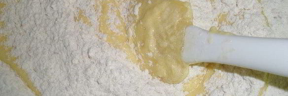 пышный яблочно-творожный пирог