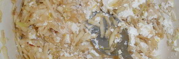 пышный яблочно-творожный пирог