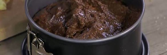 сливочно-шоколадный пирог с миндалем