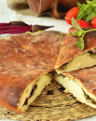 Цахараджин — осетинские пироги со свекольными листьями и сыром