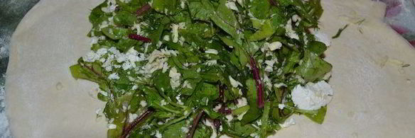 цахараджин — осетинские пироги со свекольными листьями и сыром