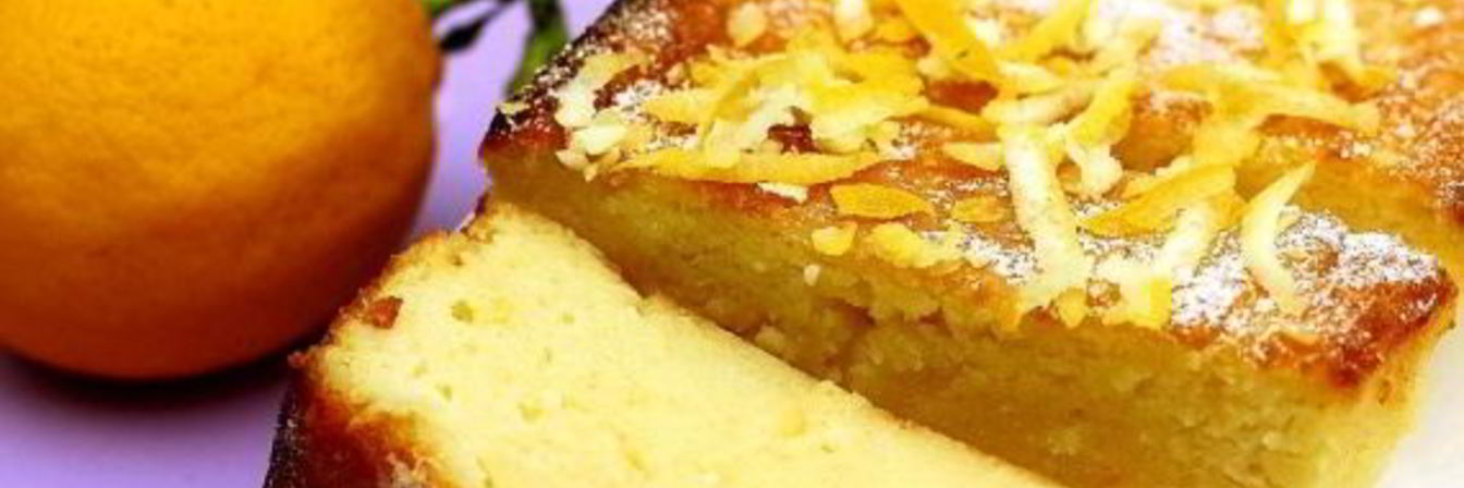 Творожно-лимонный пирог