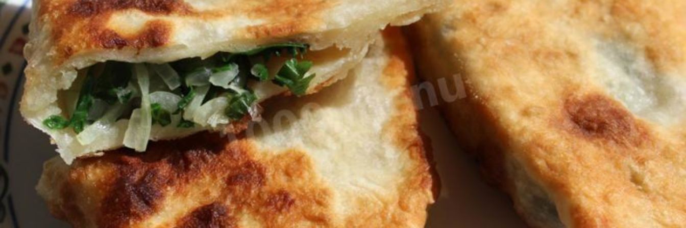 Кутабы с зеленью