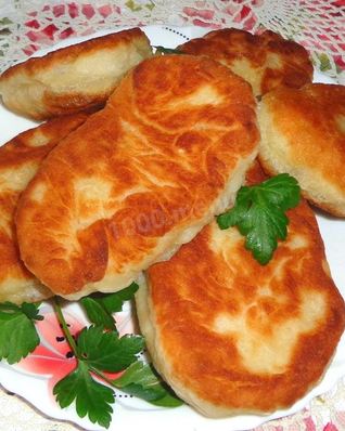 Пирожки на сковороде на воде