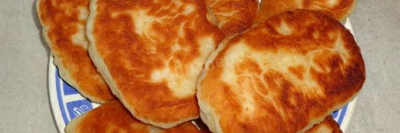 пирожки на сковороде на воде