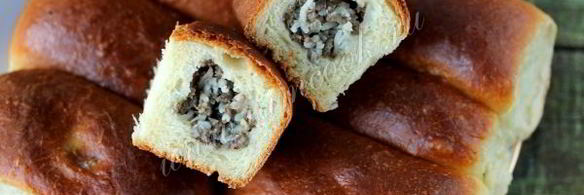 пирожки печеные с легким и рисом