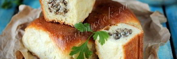 пирожки печеные с легким и рисом