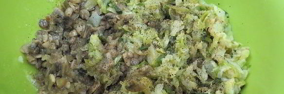 пирожки с капустой и грибами