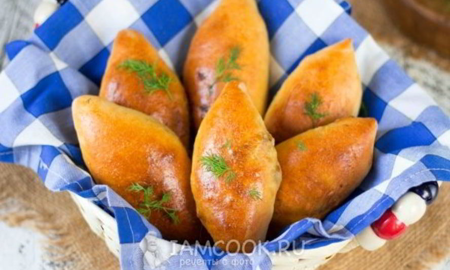 Рецепт пирожков с капустой в духовке