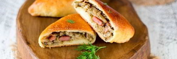 пирожки с капустой в духовке